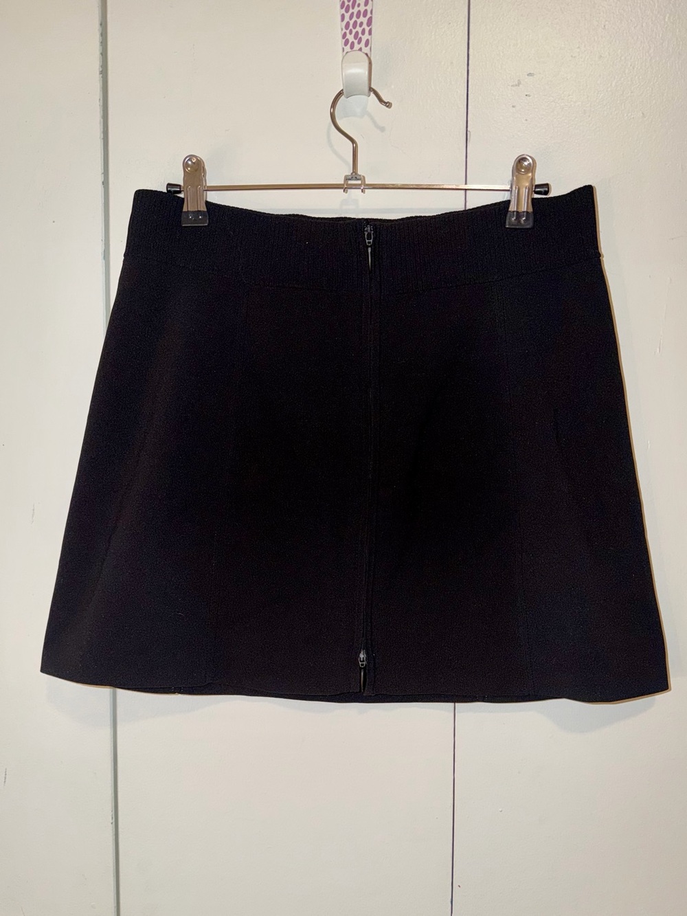 lululemon athletica Black Zip-Front Mini Skirt